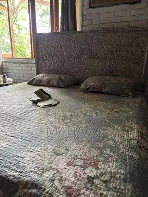 King-Size Bed Frame With Mattress
