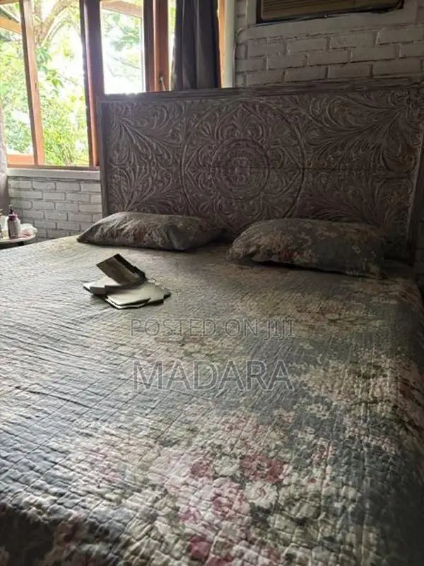 King-Size Bed Frame With Mattress