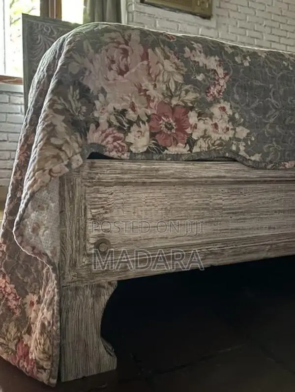 King-Size Bed Frame With Mattress