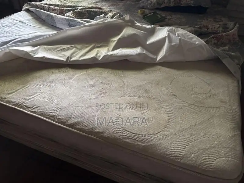 King-Size Bed Frame With Mattress