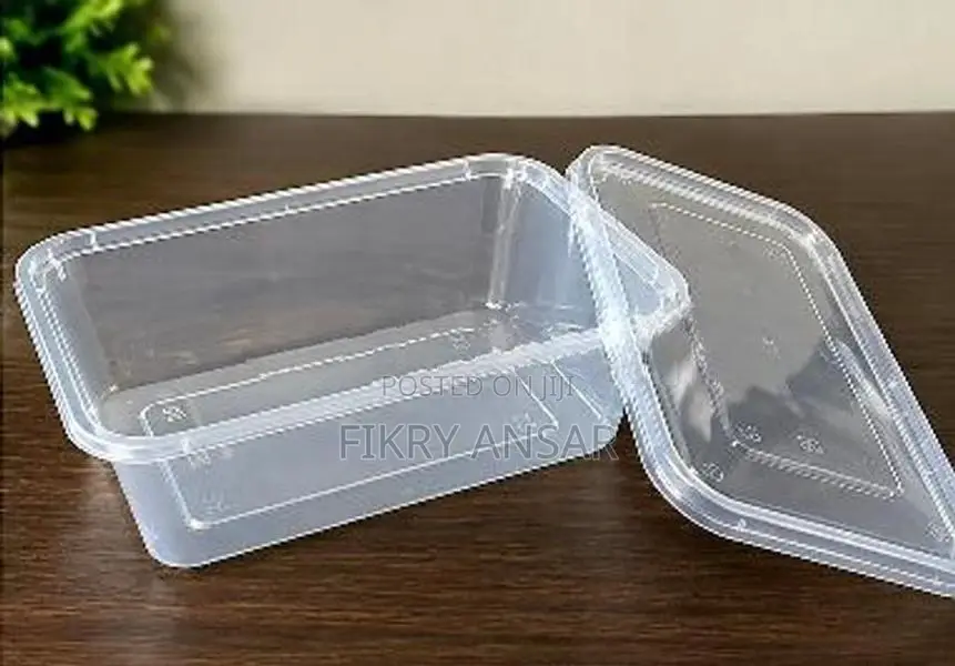 Plastic Microwave Freezer Safe Lunch Box Canister 750ML - Food Grade