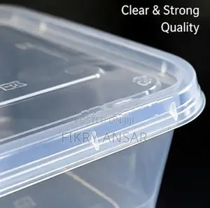 Plastic Microwave Freezer Safe Lunch Box Canister 750ML - Food Grade