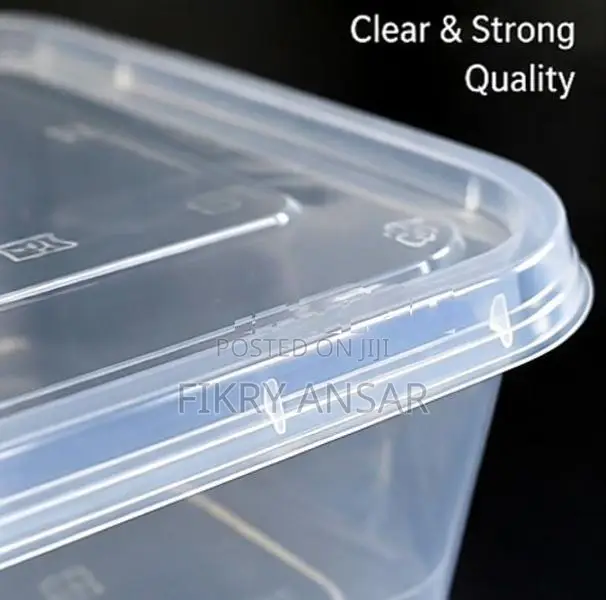 Plastic Microwave Freezer Safe Lunch Box Canister 750ML - Food Grade