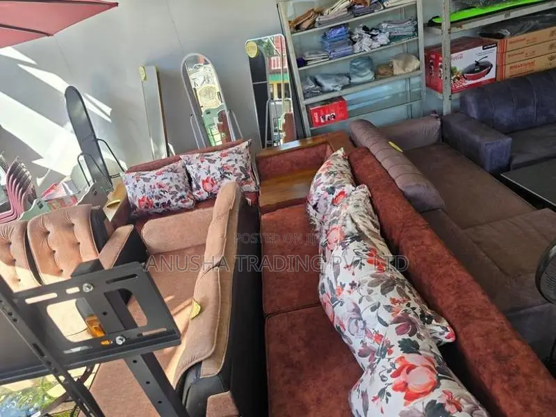 Modern Living Room Corner Sofa / L-Shape Set