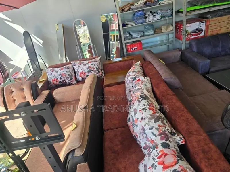 Modern Living Room Corner Sofa / L-Shape Set
