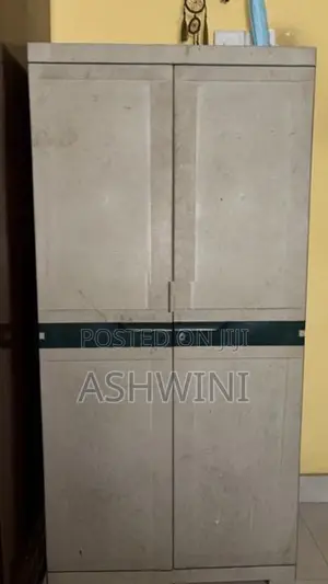 Damro 4-Door Plastic Storage Cupboard