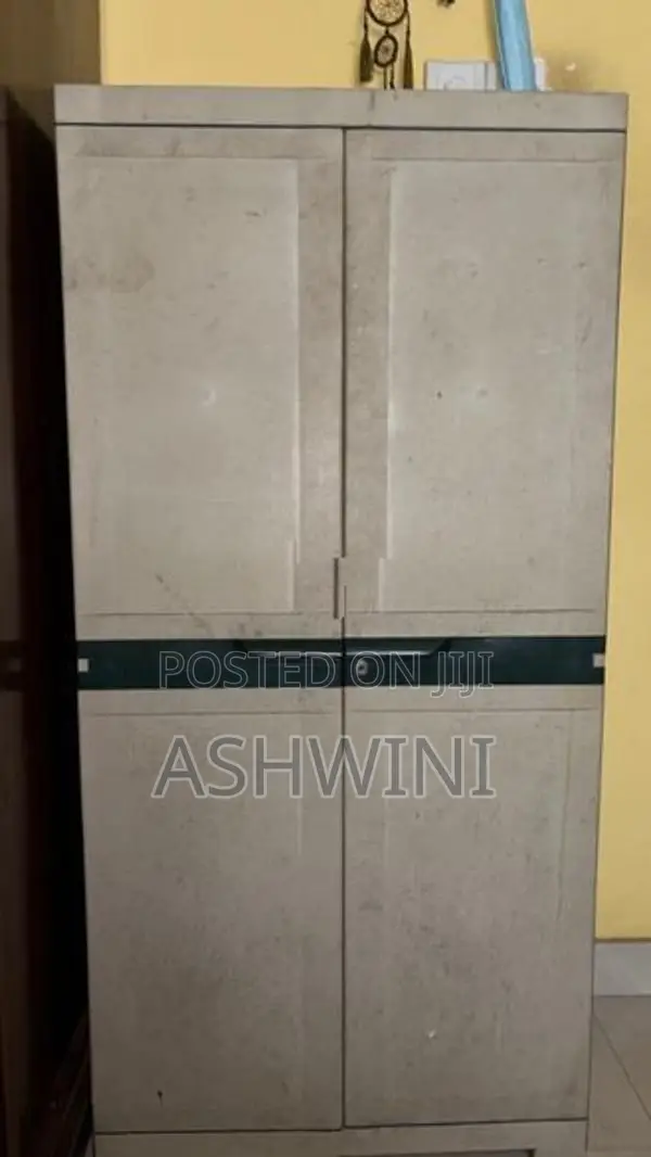 Damro 4-Door Plastic Storage Cupboard