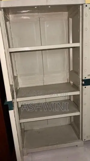 Damro 4-Door Plastic Storage Cupboard