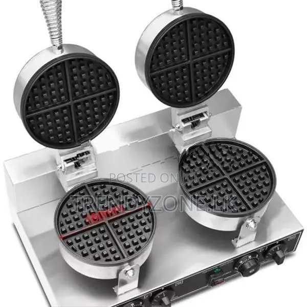 Industrial Double Waffle Maker