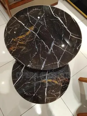 Round Glass Nesting Table
