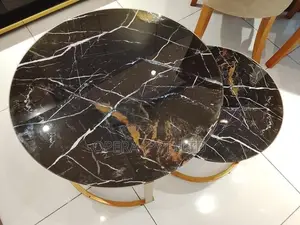 Round Glass Nesting Table