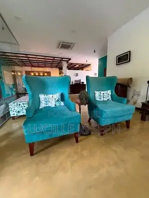 Used Belgian Fabric Sofa Set