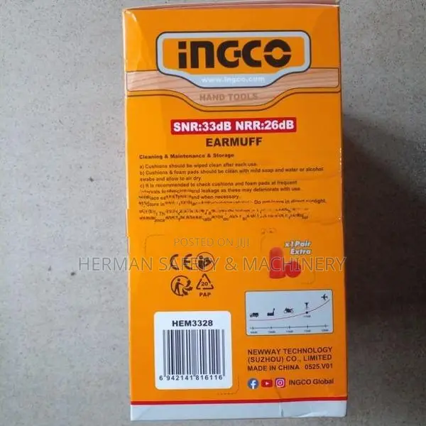 INGCO Industrial Earmuff Herman PT 1158