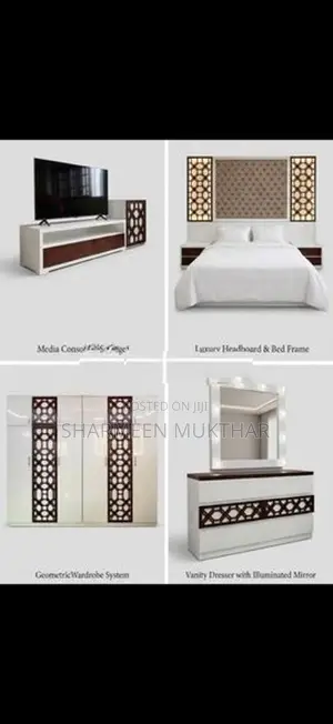 Complete Solid Mahogany Bedroom Set