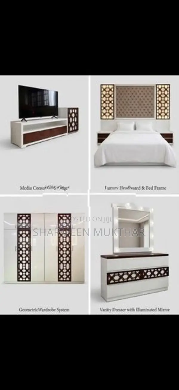 Complete Solid Mahogany Bedroom Set