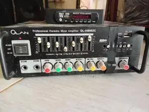 700W Pyramid Brand Speakers with Mixer Amplifier