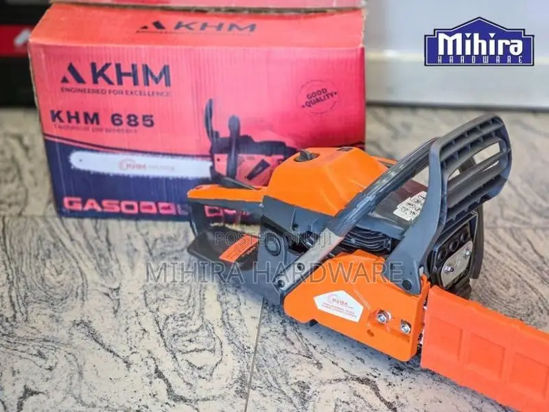 KHM 685 680 chainsaw chain saw machine Petrol 2 Stroke චේන් සෝ