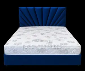 New Queen Cushion Divan Bed And Spring Mattresses .