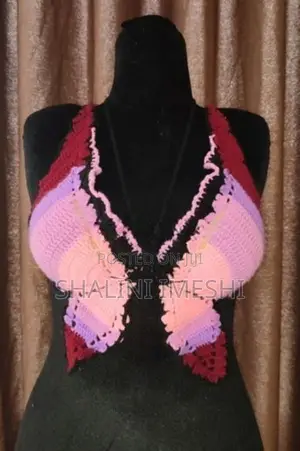 Backless Crochet Butterfly Two Pieces Set