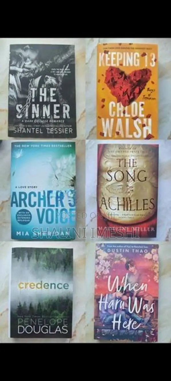 Brand New English With Sinhala Novels (Bundle)