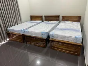 New 72x36 Teak Box Bed With Arpico Spring Mattress 8 Inches (Pp2)