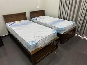 New 72x36 Teak Box Bed With Arpico Spring Mattress 8 Inches (Pp2)