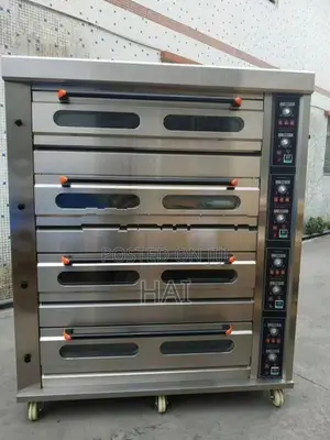 4 Deck 16 Trays Gas Oven Large