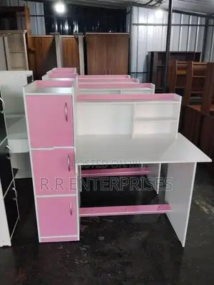 Modern 3 Side Cupboard Study Table