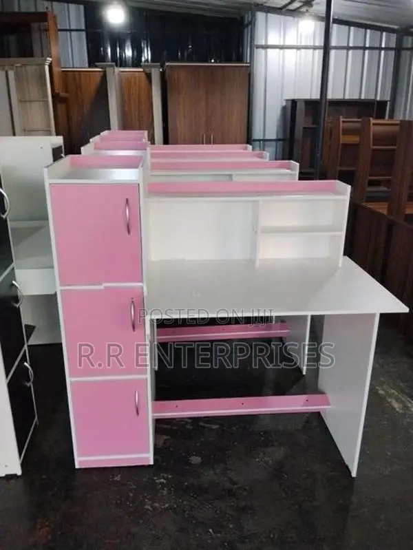 Modern 3 Side Cupboard Study Table