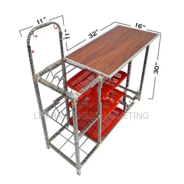 New Plate Rack With Gas Table