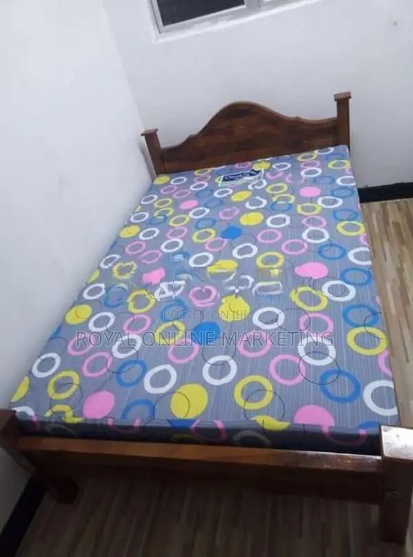6 by 4 Double Arch Bed with Mattress (E-3)