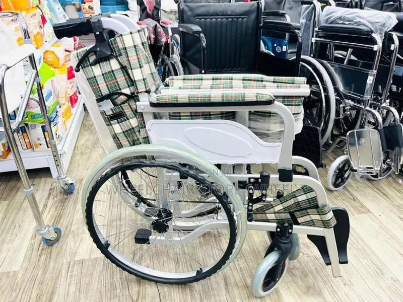 Aluminum Light Weight Wheelchair Fabric Padding Cushion Seat