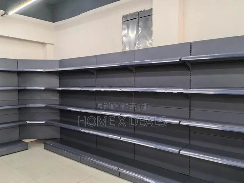Double-Sided Retail Gondola Shelving Unit