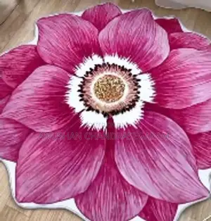 Modern Petal 3D Shaped Flower Carpet Size 1m x1m