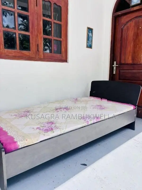 Damro Single Bed Mattress Included