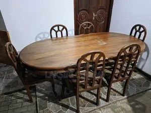 Teak Dining Table with 6 Chairs