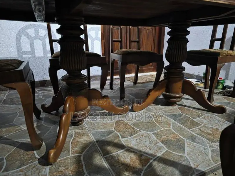 Teak Dining Table with 6 Chairs