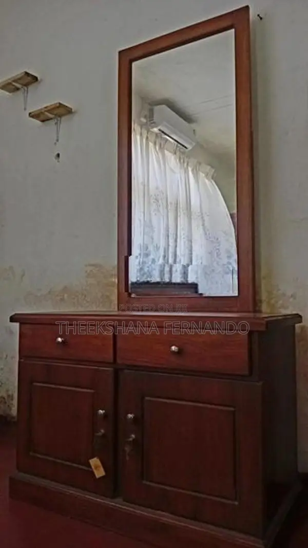 Teak Bedroom Set With Mahogany Sofa