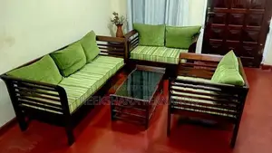 Teak Bedroom Set With Mahogany Sofa