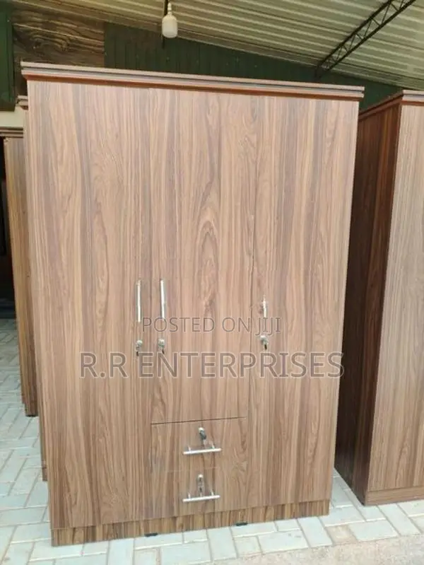 6*4 Ft New 3 Door Melamine Wardrobes .