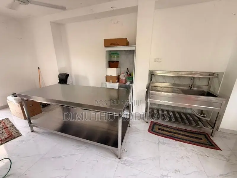 Stainless Steel Table With Sink