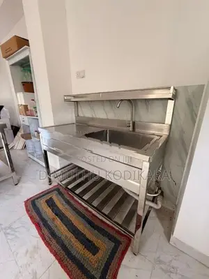 Stainless Steel Table With Sink