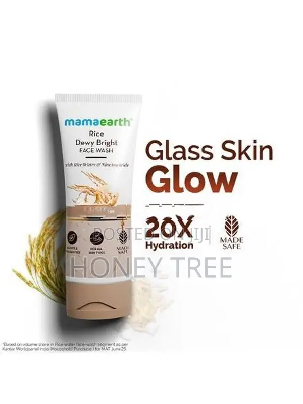 Mamaearth Rice Dewy Bright Face Wash 100ml