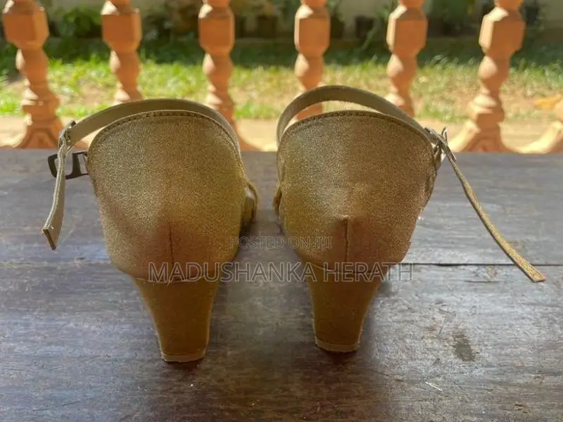 Golden Party Wear Sandal