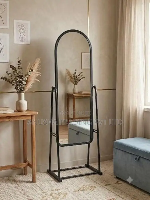 Modern Stylish Black Full Length Mirror