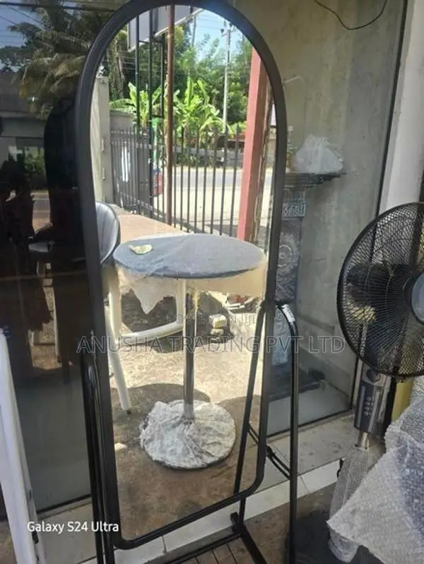 Modern Stylish Black Full Length Mirror