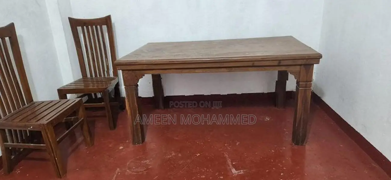 Teak Table With 6 Chairs
