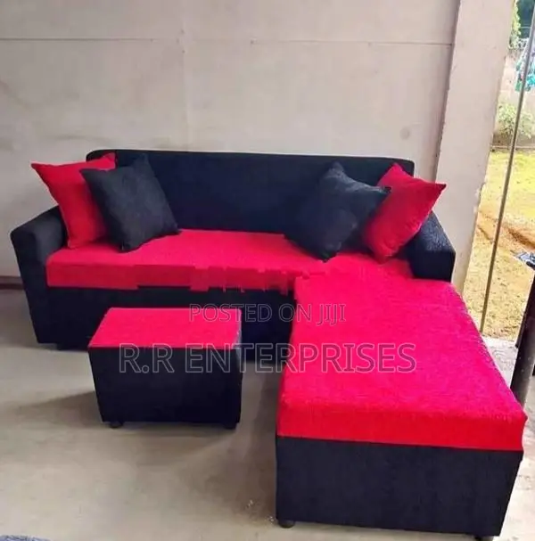 Sofa Set with Stool Pillow