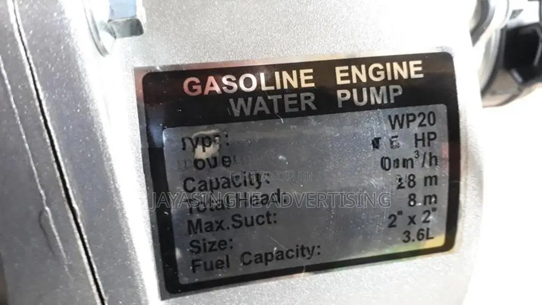 Engine Water Pump 2" Gasoline