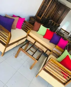 brand new pillows sofa set with glass coffee table 3.2.1